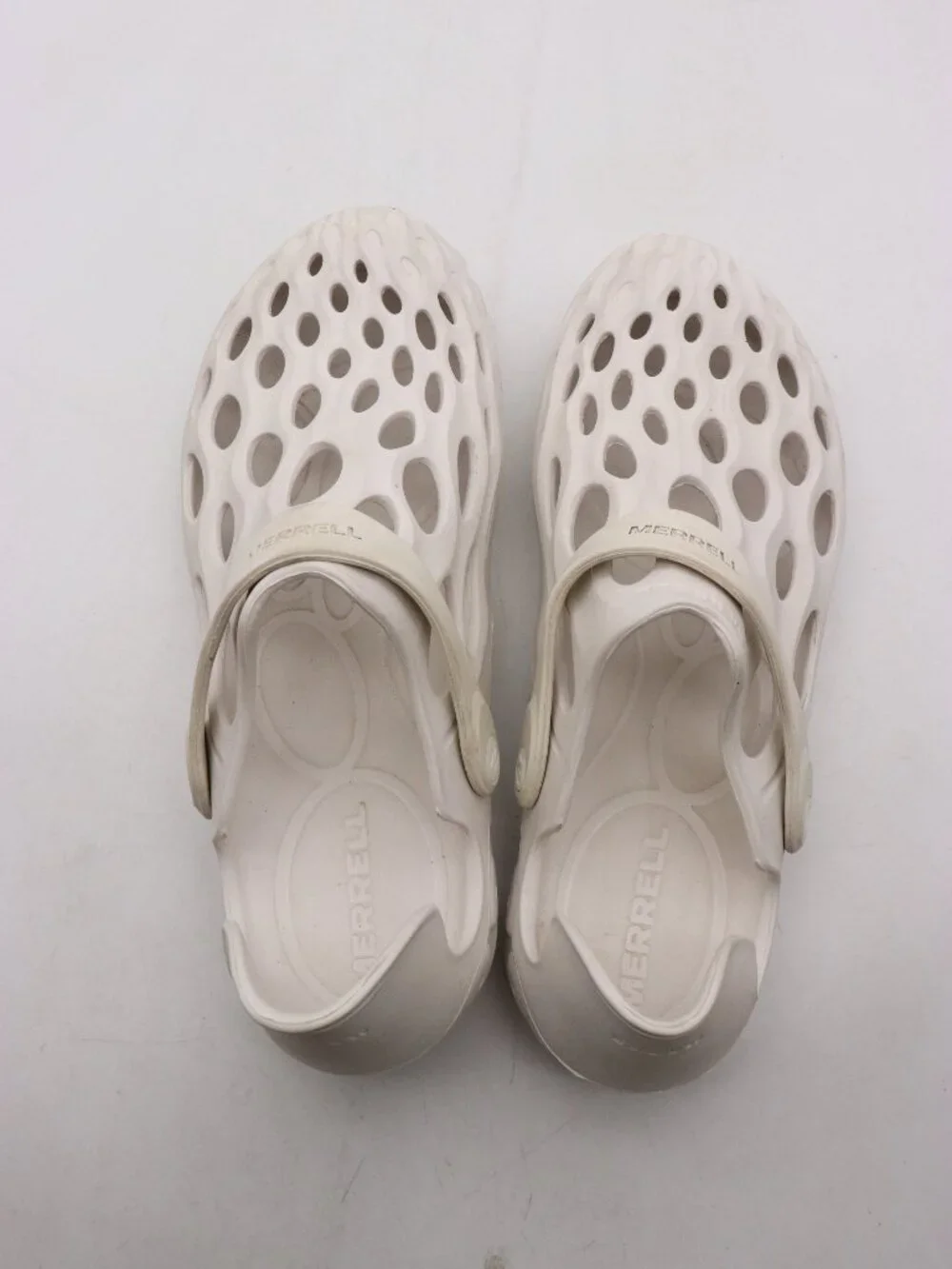 Merrell Hydro Moc Unisex Sandals Men's 7.5 Women's 9 Casual Athletic White Shoes